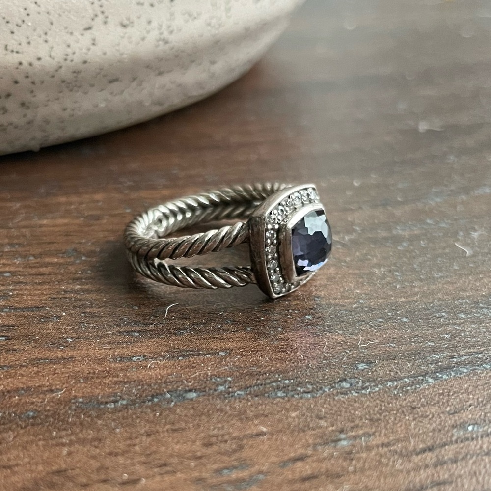 David Yurman Women's Petite Albion Ring Diamonds